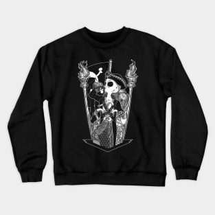 The alien Edward Teach - Black version Crewneck Sweatshirt